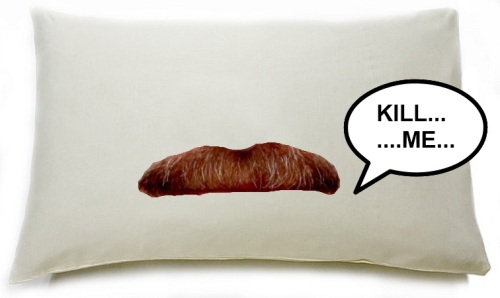 Mustache Pillow Baby