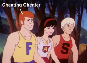 Super Friends Cheating Cheater